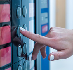  Ticket Machine for Quick-Cut Salon