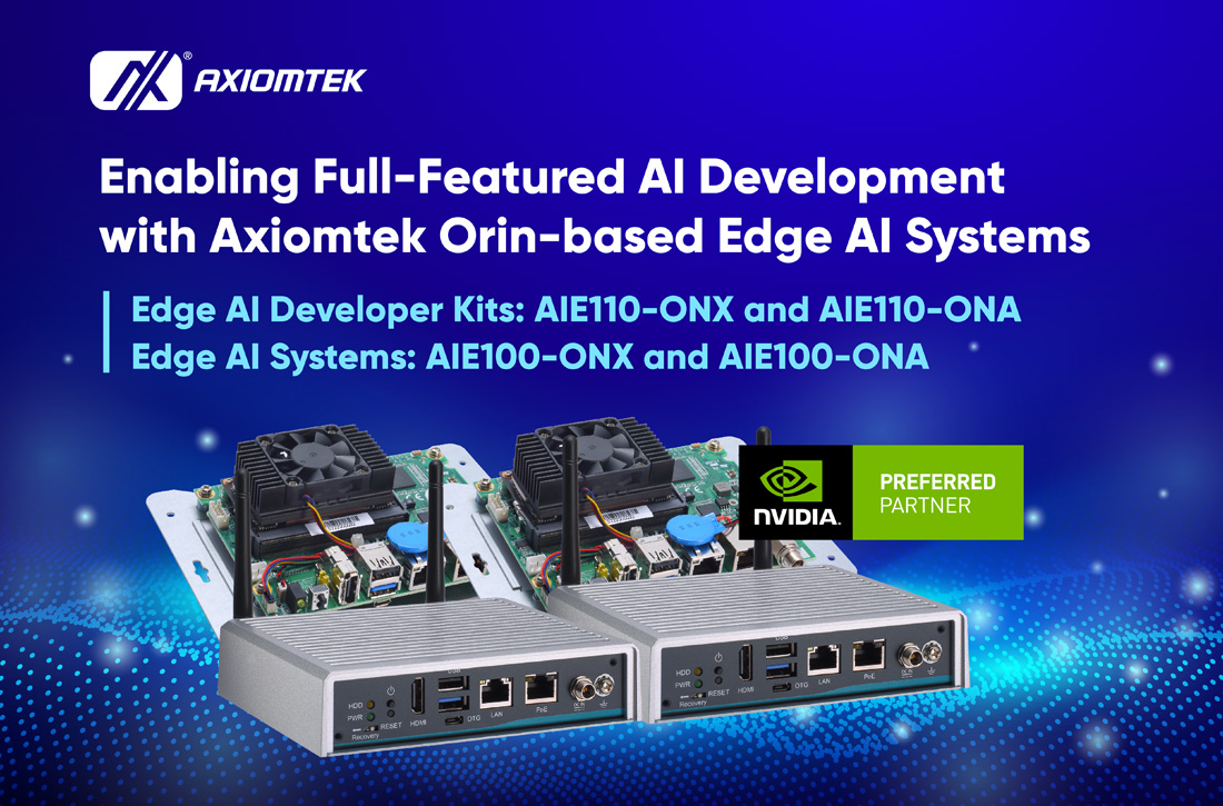 New Edge AI Systems AIE100-ONX, AIE110-ONX, AIE100-ONA, AIE110-ONA Based on NVIDIA Jetson Orin Lineup