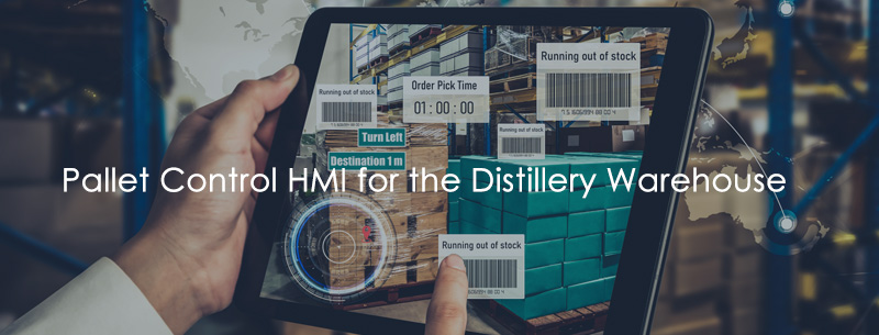 Pallet Control HMI for the Distillery Warehouse