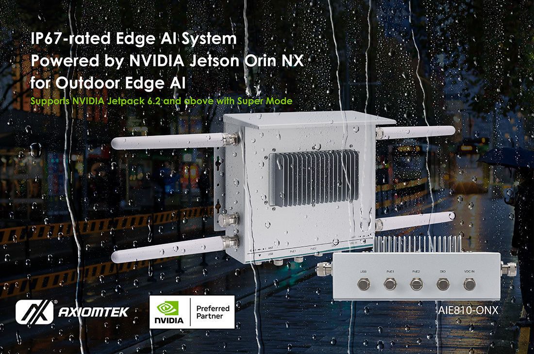 AIE810-ONX IP67-rated Edge AI System