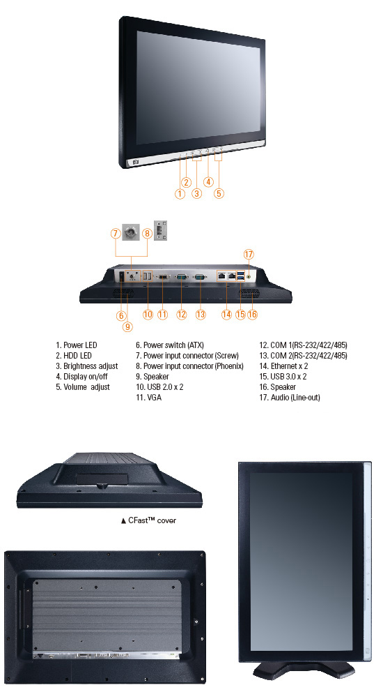 GOT5153W-834 Industrial Touch Panel PC